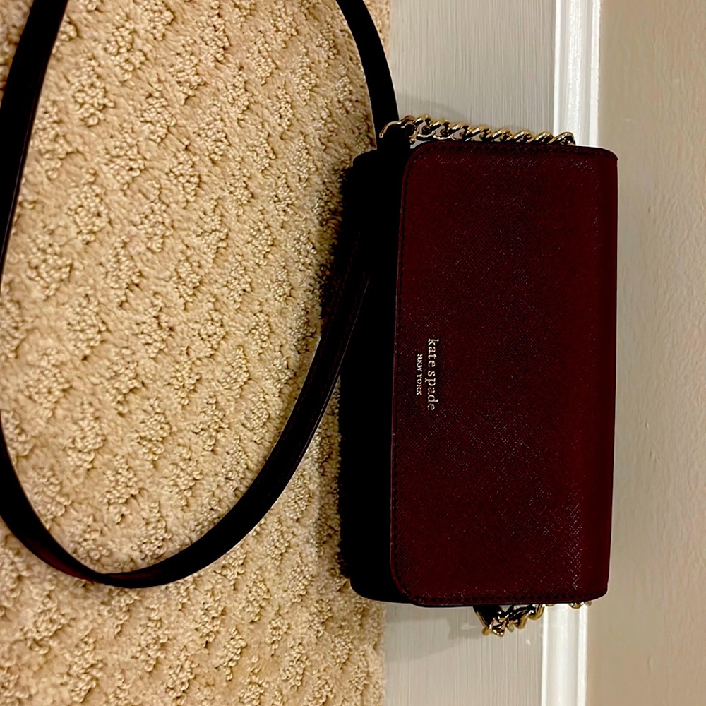 Kate Spade burgundy crossbody bag